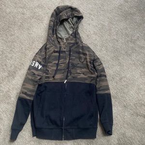 Aesthetic revolution men’s zip up jacket